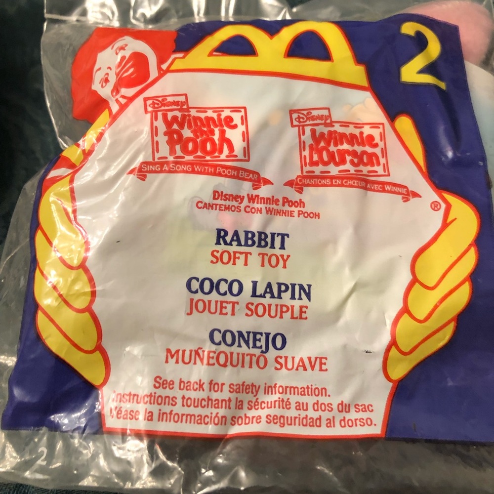 1999 Winnie The Pooh McDonalds Rabbit